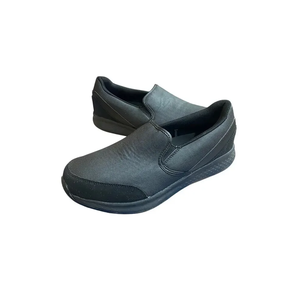Tred Safe Ortho Pro Men's Comfort Work Shoes 11 Black Slip On Slip Resistant